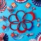 4th of July Party Favors Set, Fourth of July Decorations 158 Pcs Accessories